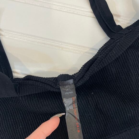 Zara Urban Outfitters & Alythea Textured Polka Seamless Bra Top & Shorts SET L - Picture 8 of 13